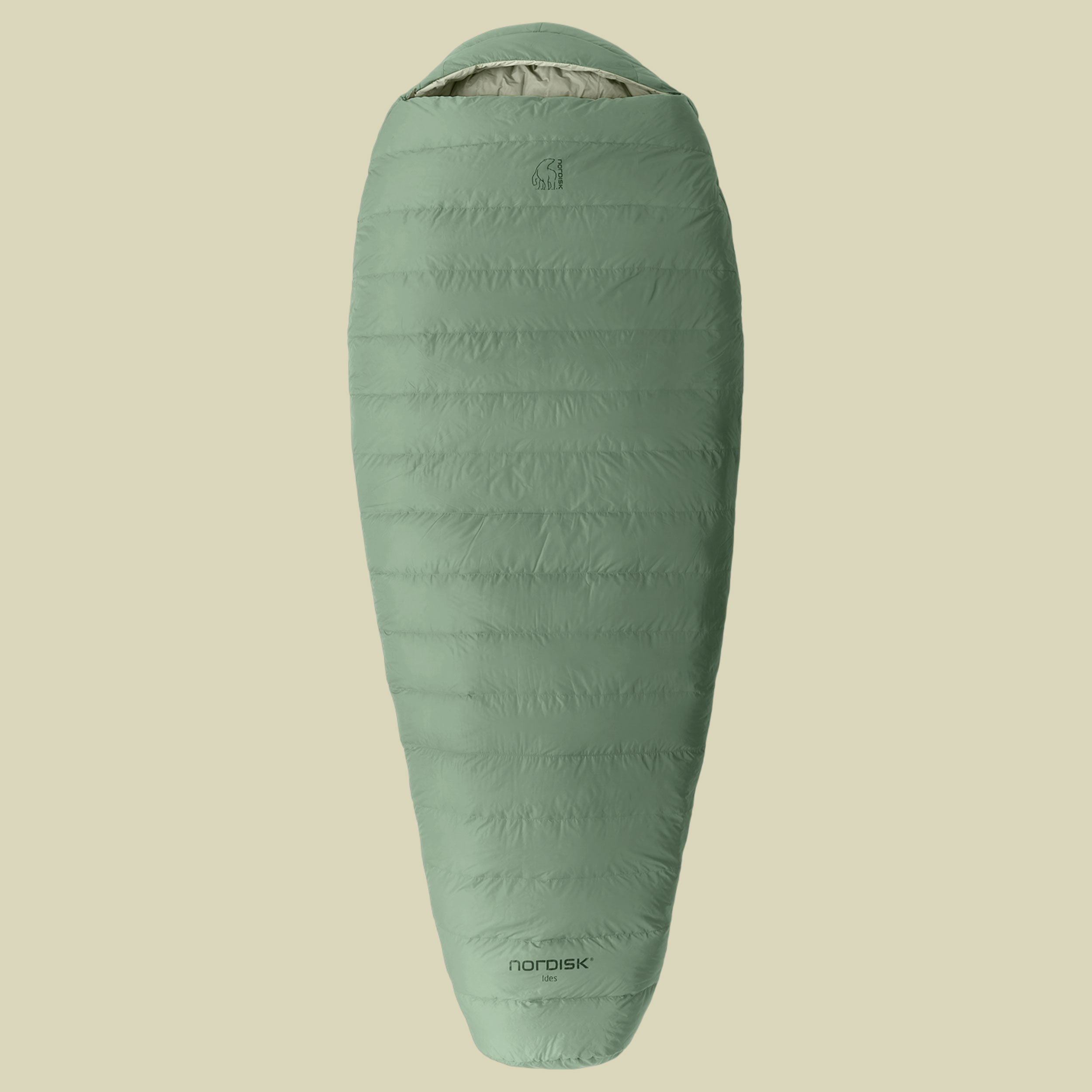 Ides 0 Grad Wide Mummy Sleeping Bag 205 cm links hedge green XL